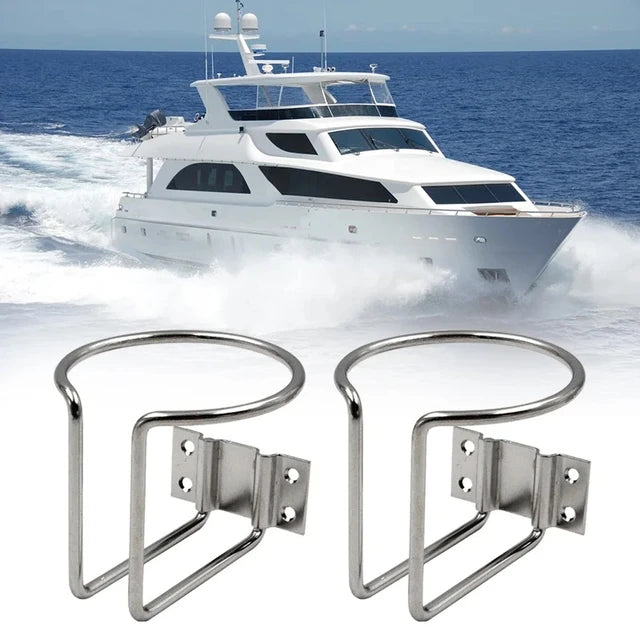 1pcs Stainless Steel Marine Boat Ring Cup Drink Holder For Marine Yacht harddware