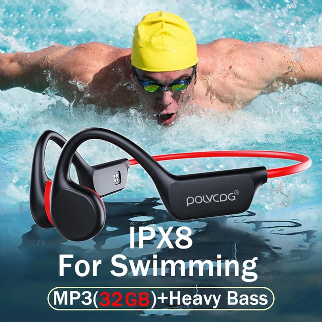 Bone Conduction Waterproof Wireless Swimming Headset