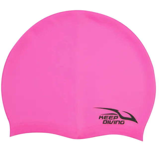 Swimming Cap Silicone Swim Caps Waterproof Elastic Swimming Hat