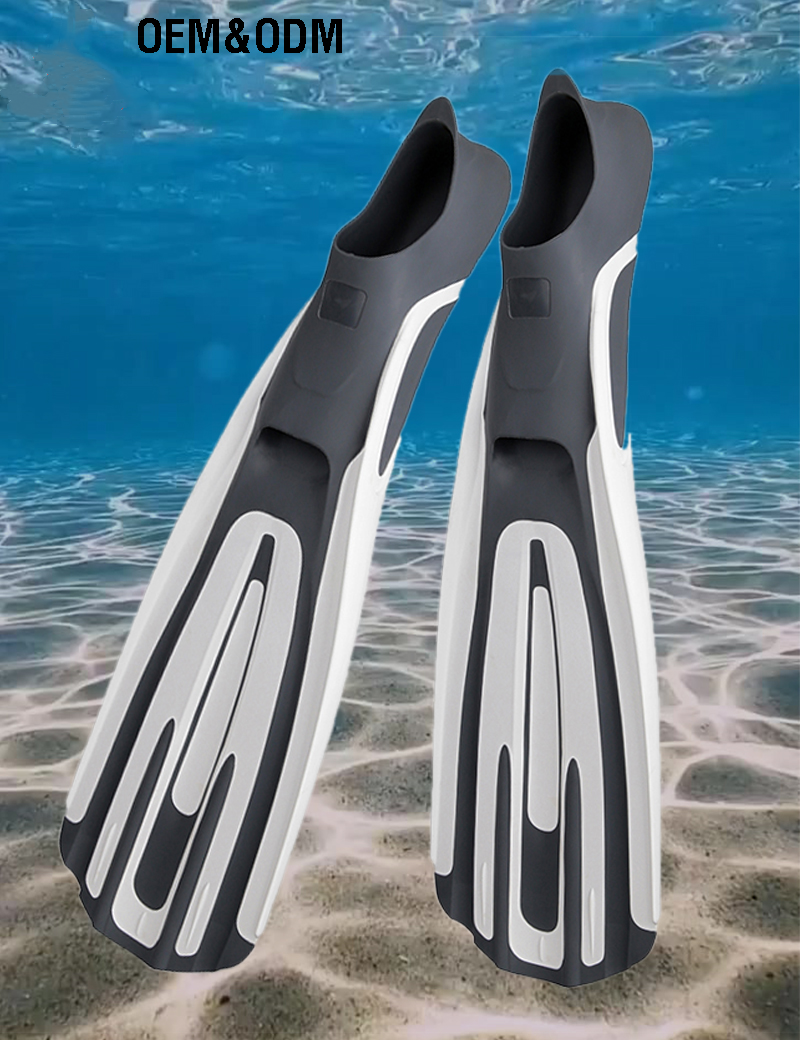 Professional Diving Fins Training Mono Full Pocket Swimming Snorkeling Fins Diving Fins Longfin