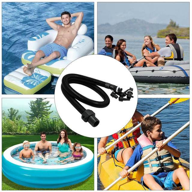 Inflatable Pump Extension Tube Inflatable Pump Air Hose Kit SUPs Inflation Tube With 6 Nozzles For Water Sports