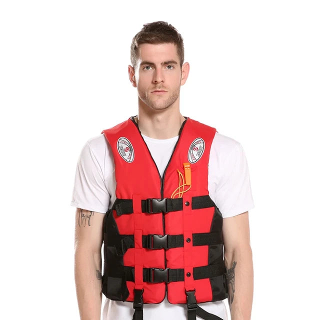 Swimming Boating Skiing Driving Vest Water Safety Survival Suit Universal Life Vest Jacket