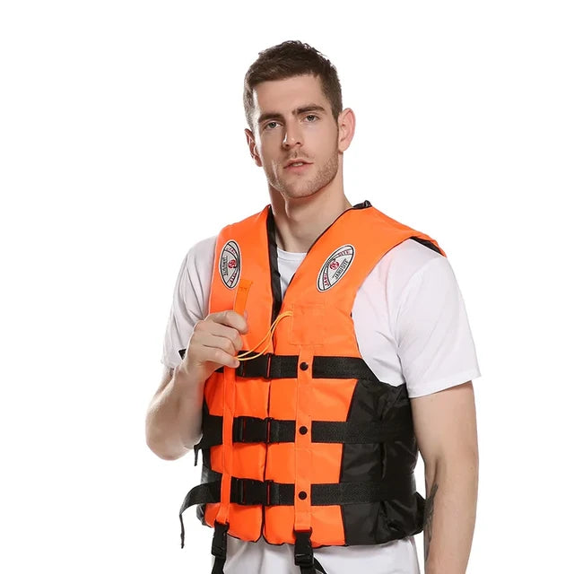 Swimming Boating Skiing Driving Vest Water Safety Survival Suit Universal Life Vest Jacket